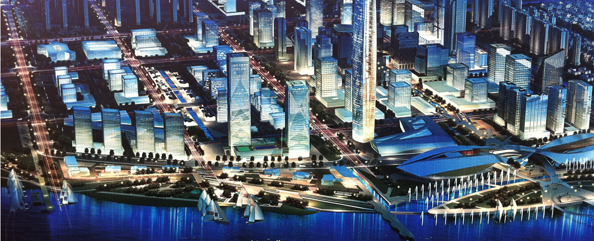 吴江新城规划格局